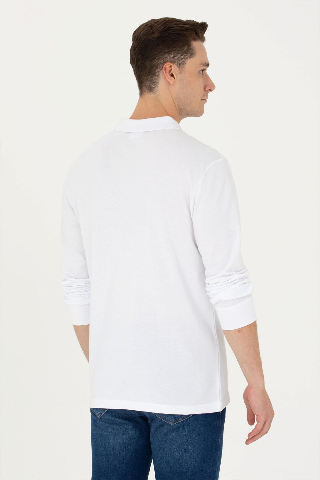 Мужской белый базовый свитшот Неожиданная скидка в корзине - U.s. polo assn фото 5