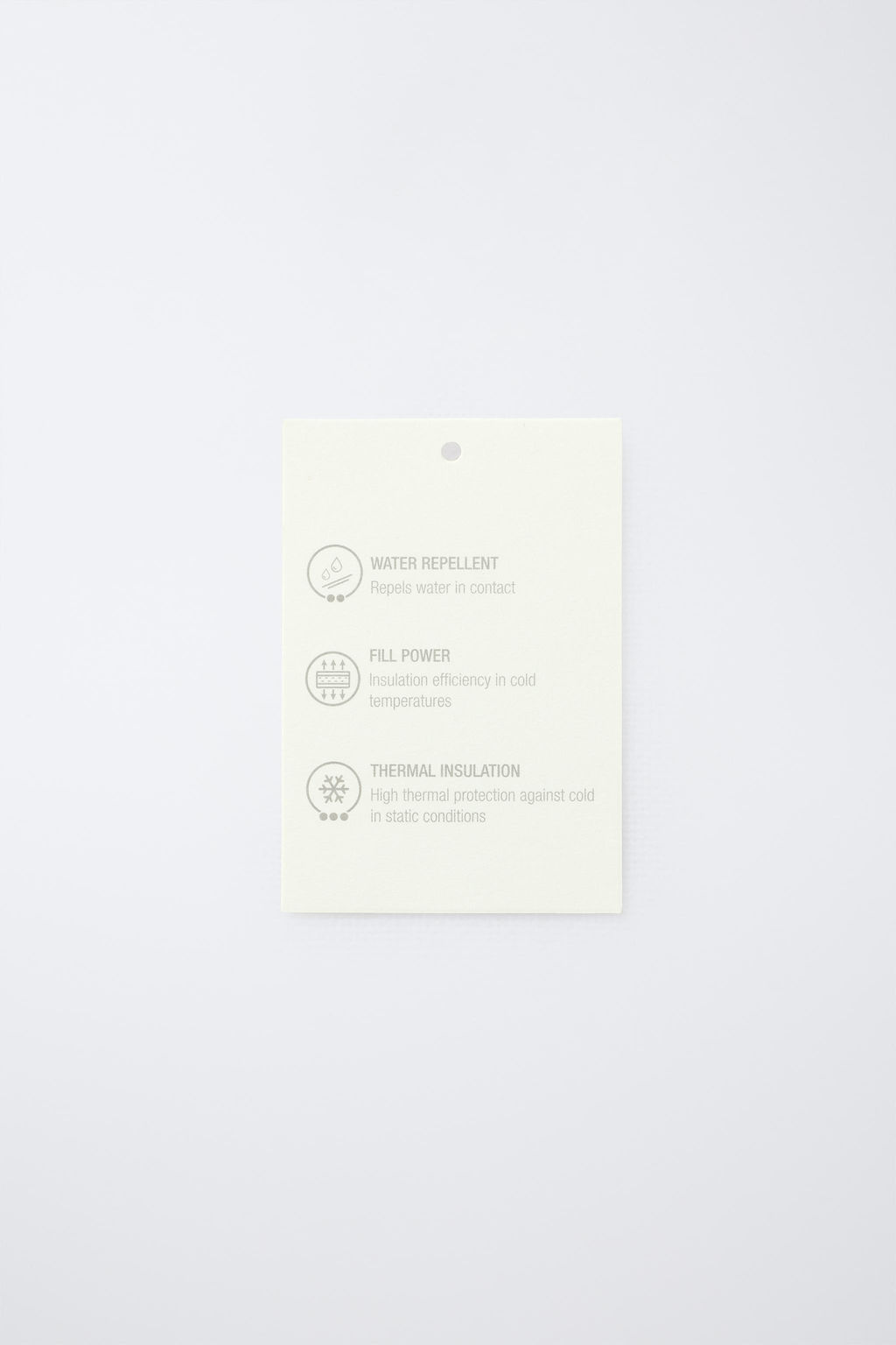 WATER-REPELLENT 50% FEATHER AND 50% DOWN PUFFER JACKET WITH LABEL