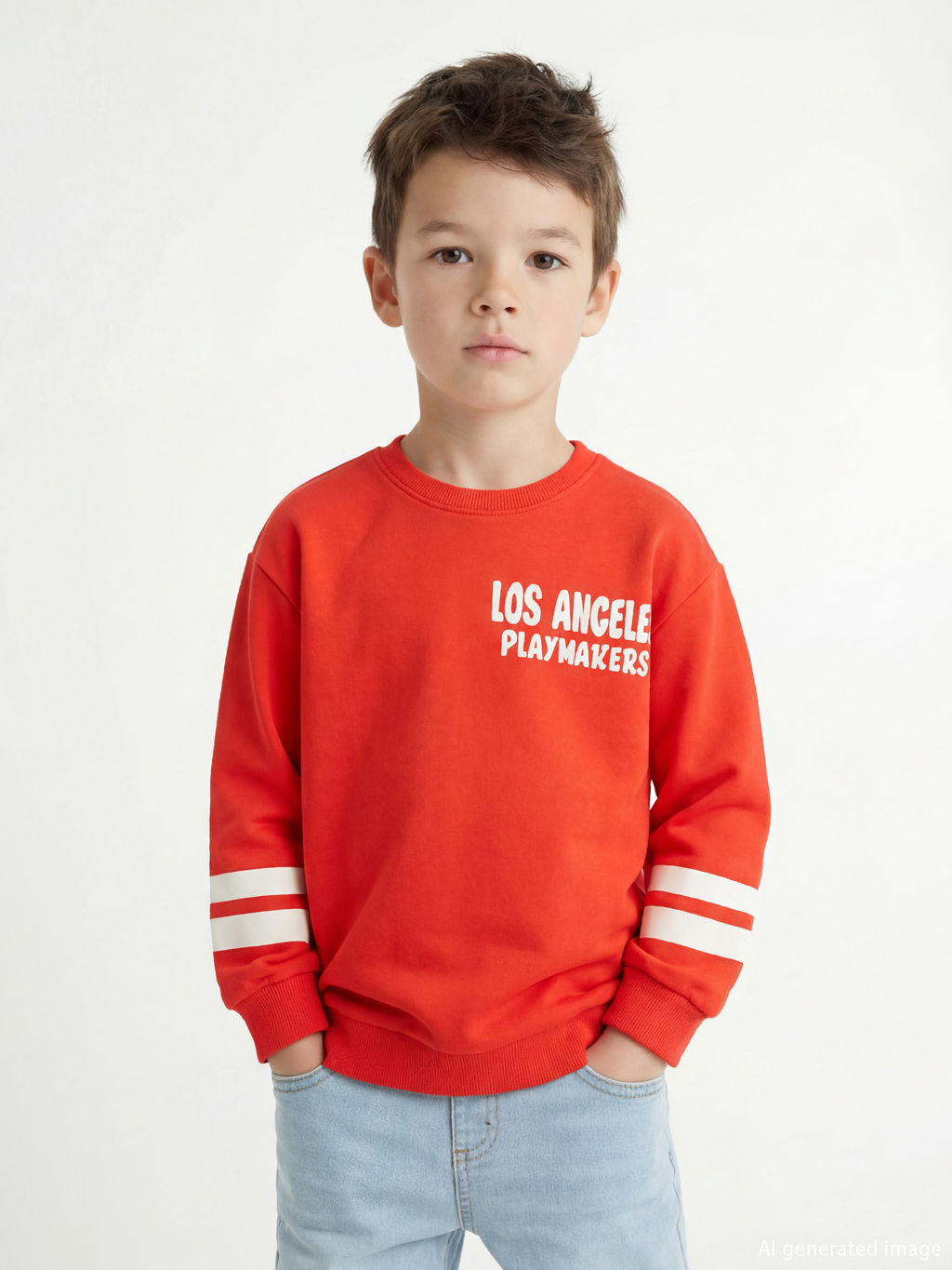 Los Angeles Bask?l? Erkek ?ocuk Sweatshirt