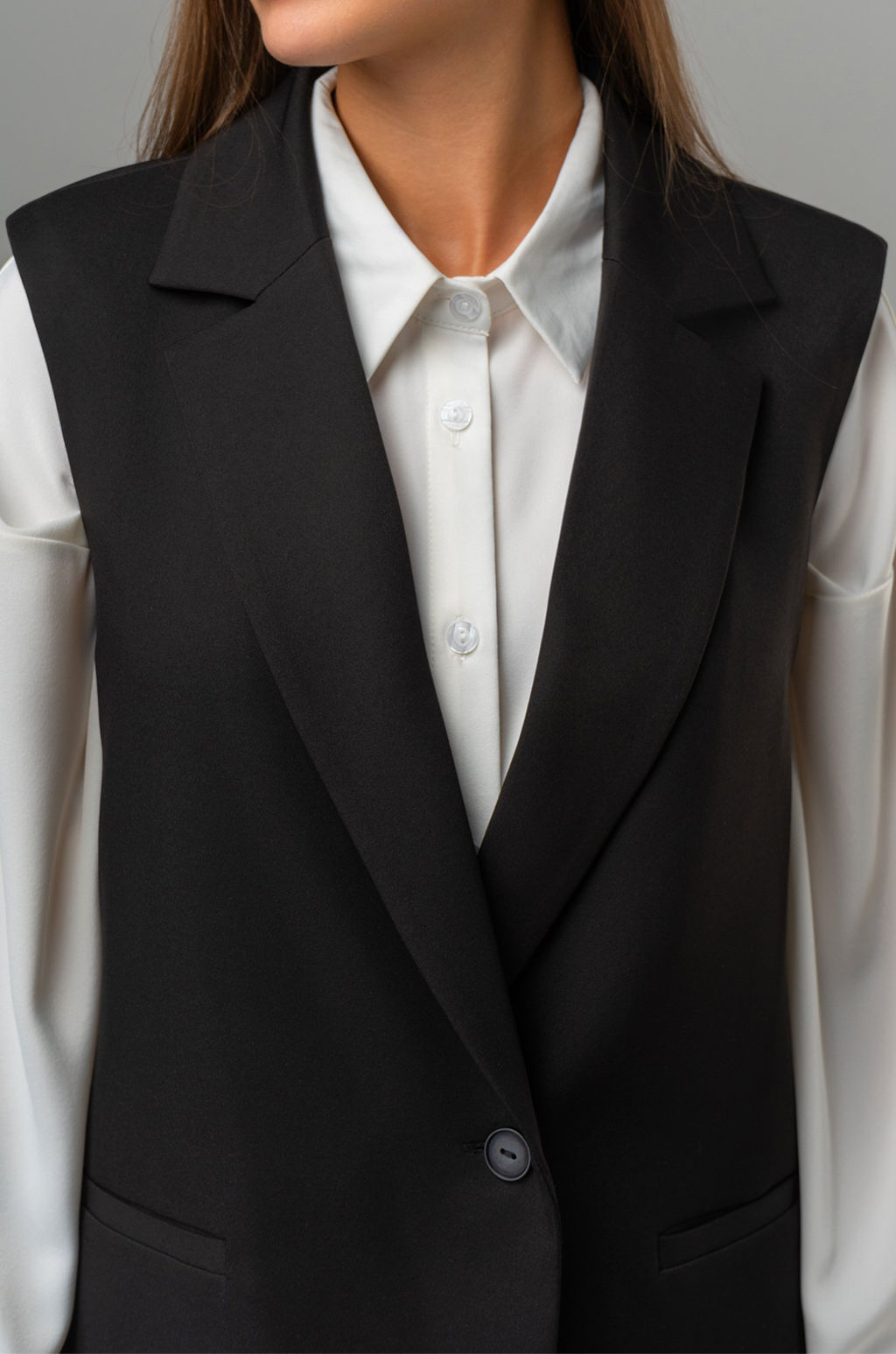 Женская удлиненная жилетка Happyfox - Happy fox фото 5