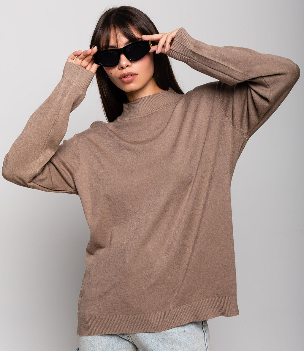 Водолазка #ОКТ07, капучино