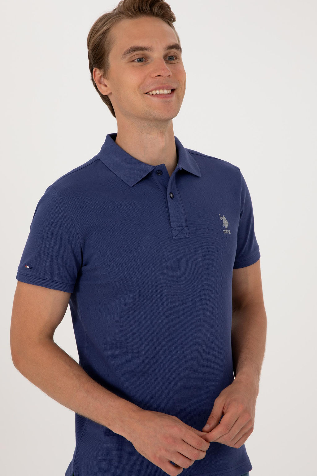 Erkek A__k Lacivert Basic Ti__rt - U.s. polo assn фото 2