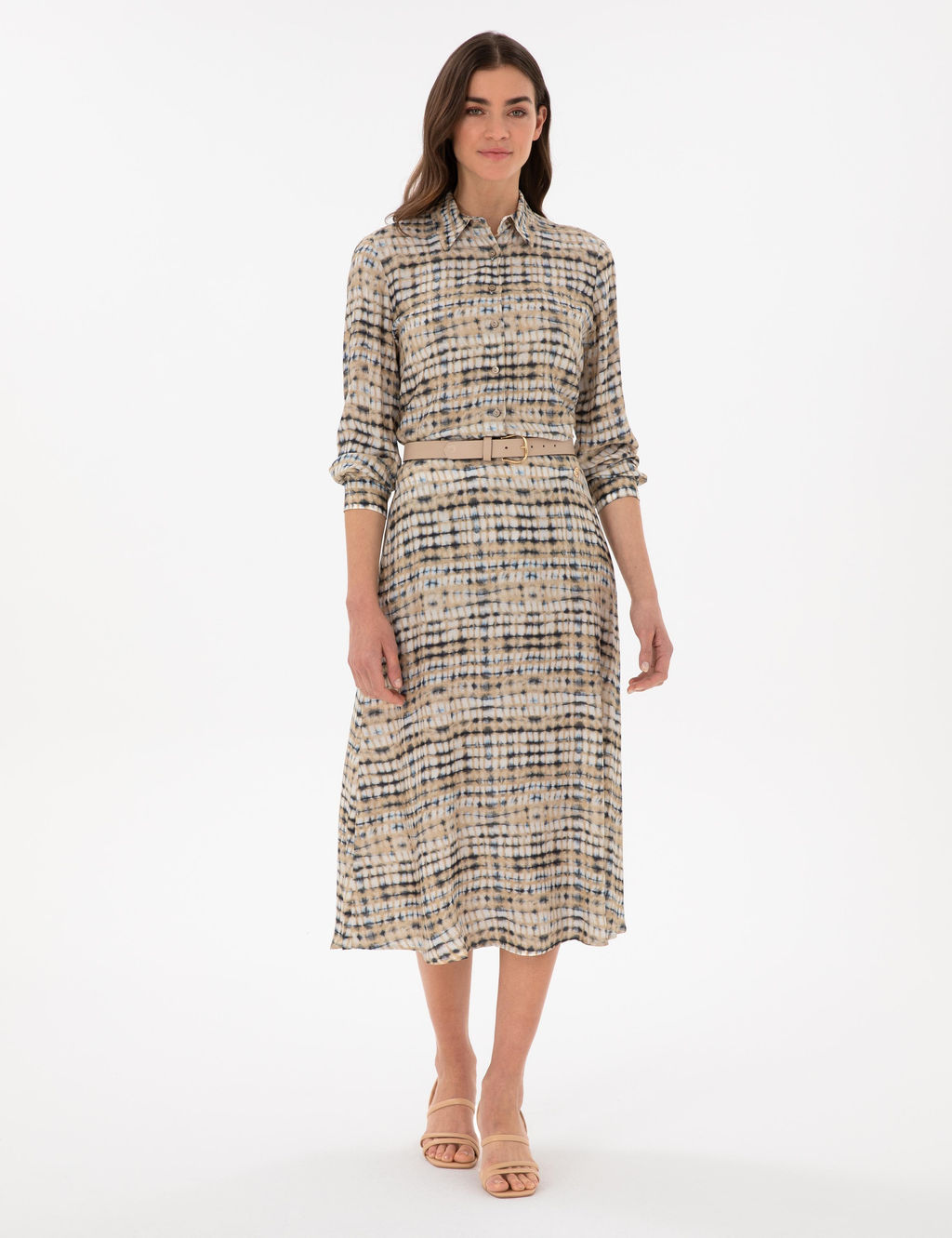 Bej Comfort Fit Uzun Kollu G_mlek - Pierre cardin фото 4