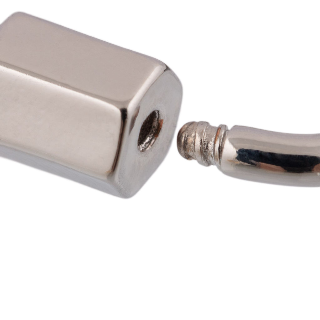 Zlatka Замок карабин декоративный овал FMK-V03 12 х 18 мм 5 х 1 шт №01 под серебро  фото 3