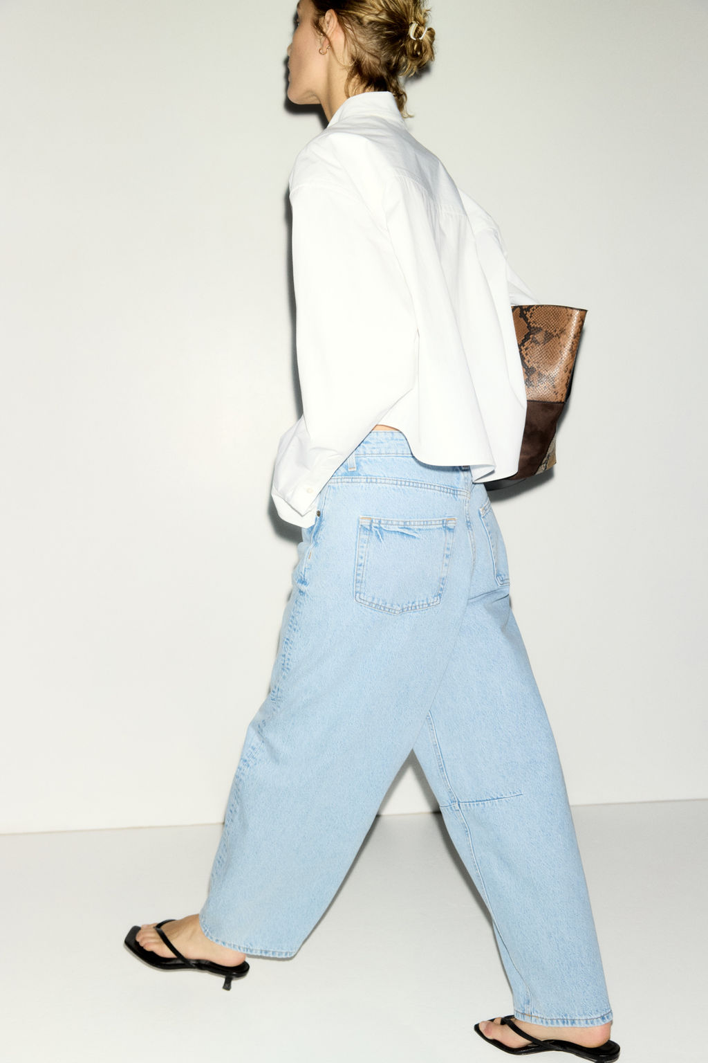 Barrel High Waist Ankle Jeans - H&m фото 2