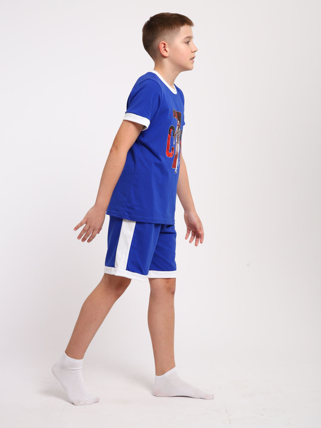 Пижама "Футбол" синий