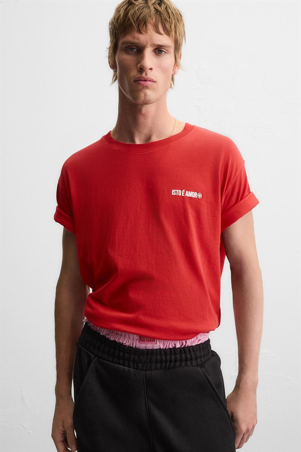LIMITED EDITION RUBBERISED PRINT T-SHIRT - Zara фото 26