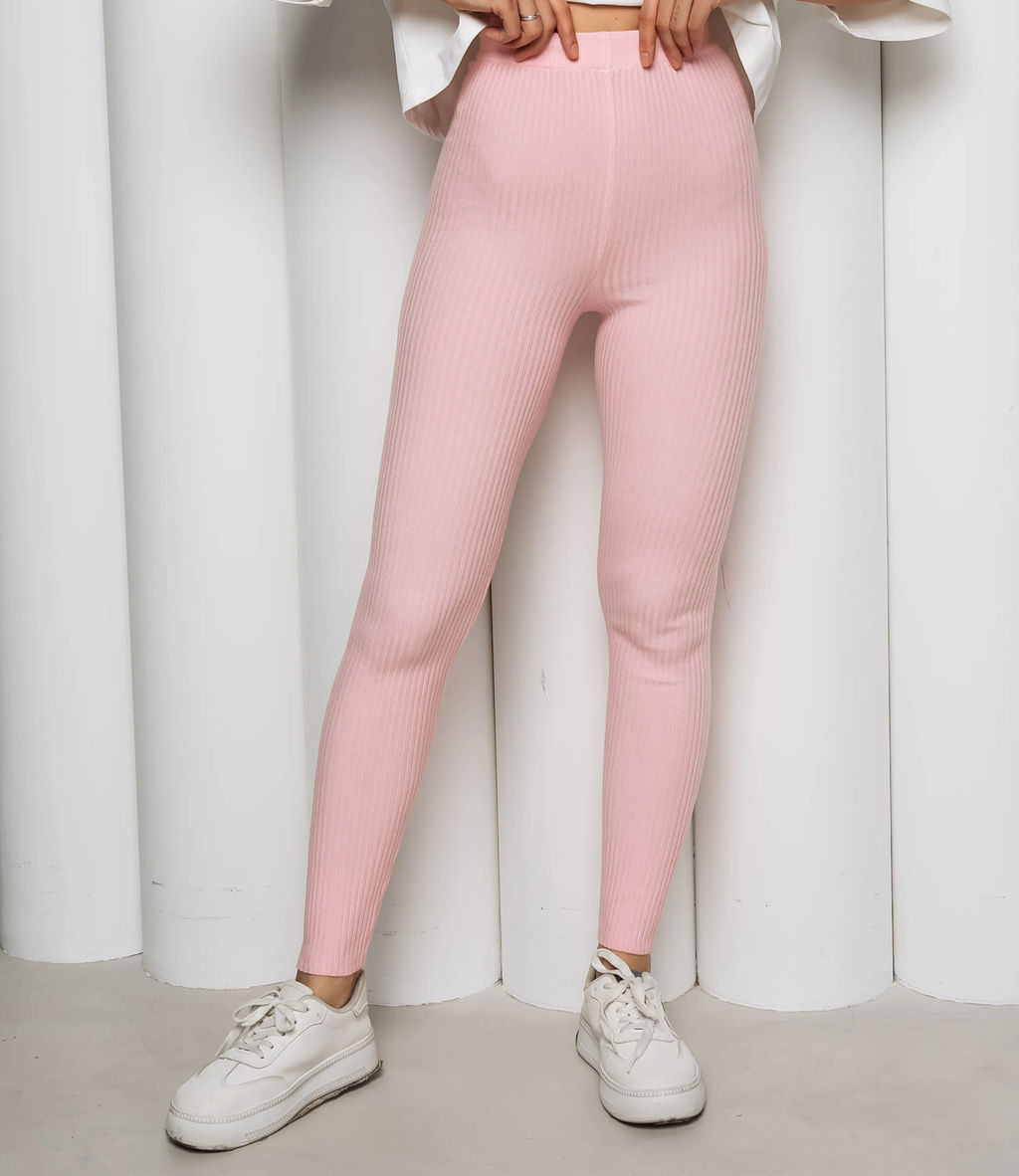 Леггинсы #КТ157 (1), розовый - Dommod фото 2