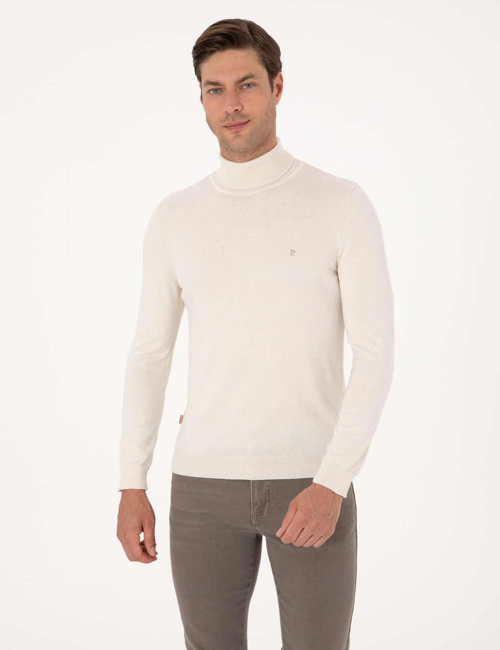 Ta_ Slim Fit Bal_k__ Yaka Basic Triko Kazak