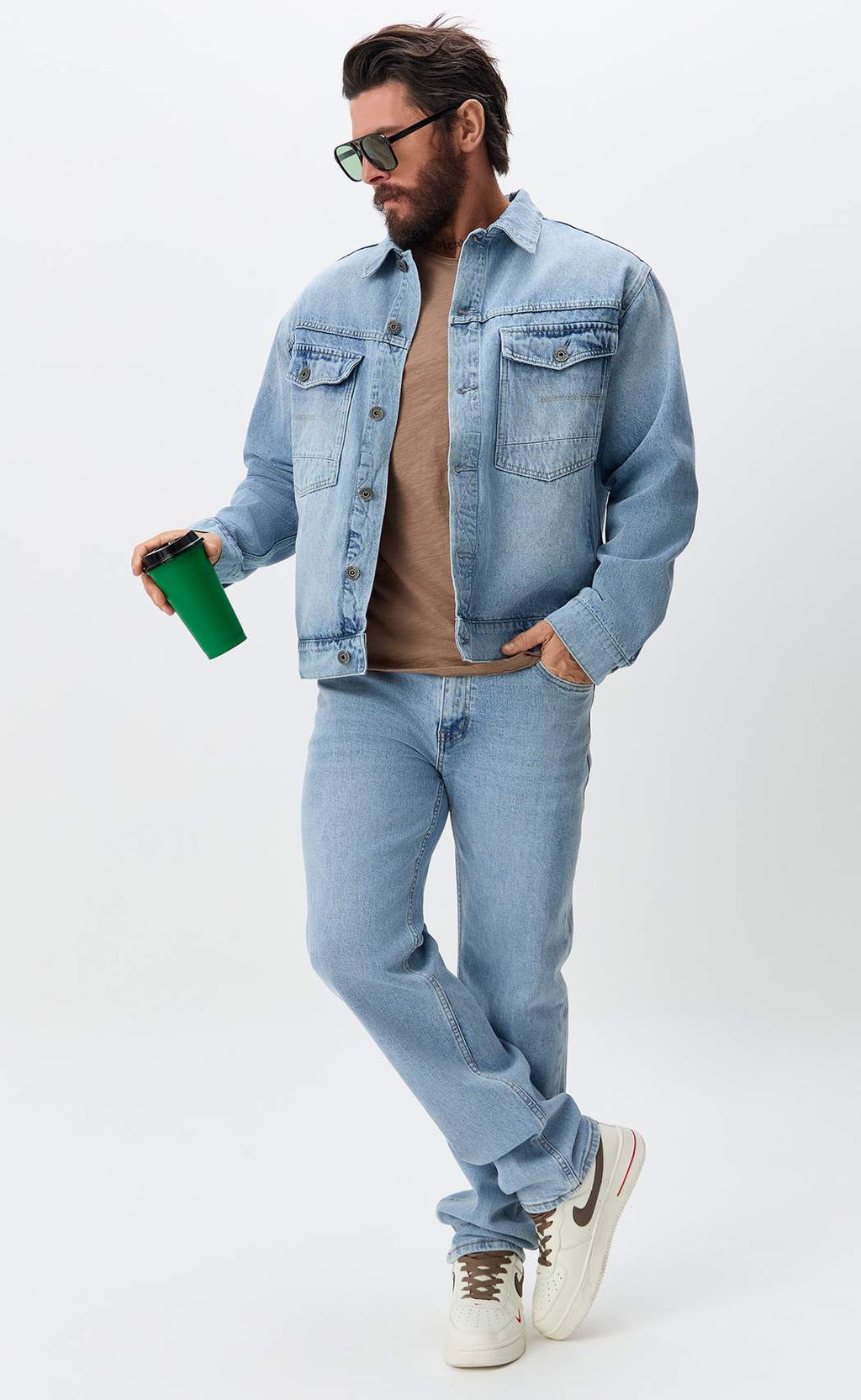 Куртка джинс P611-1286 l.blue - Primm фото 7