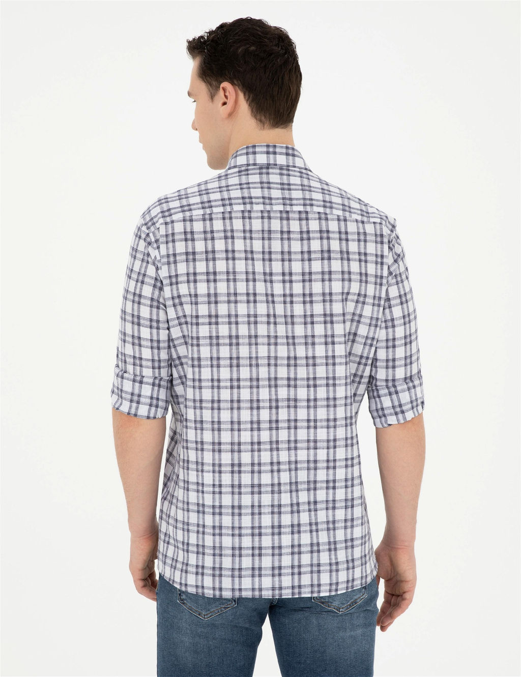 Lacivert Regular Fit Uzun Kollu G_mlek - Pierre cardin фото 5