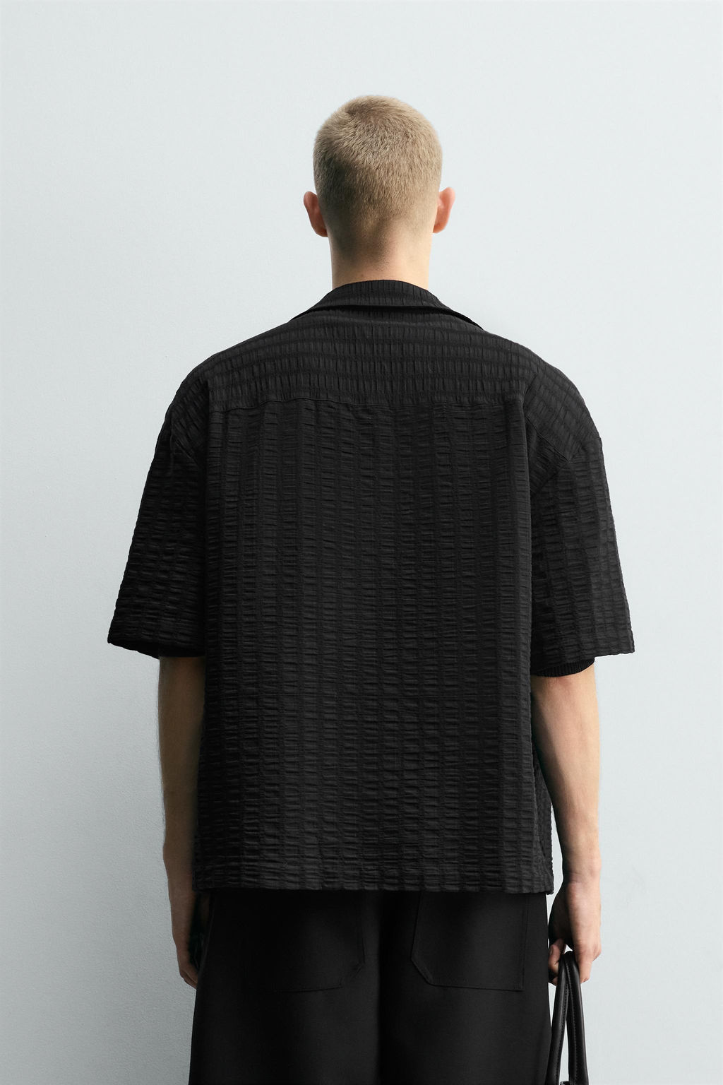 STRIPED TEXTURED SHIRT - Zara фото 3