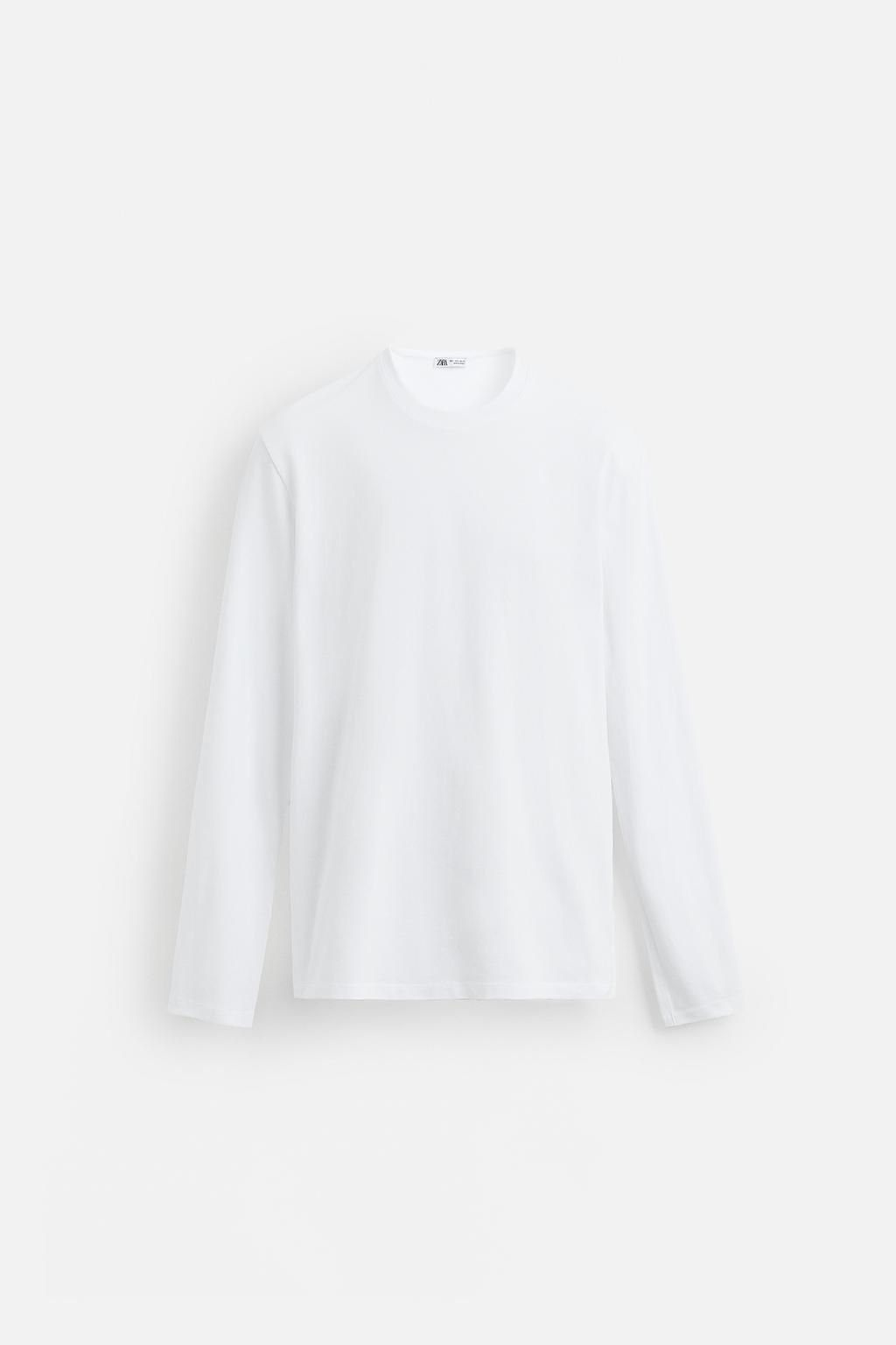 BASIC SLIM FIT T-SHIRT - Zara фото 35