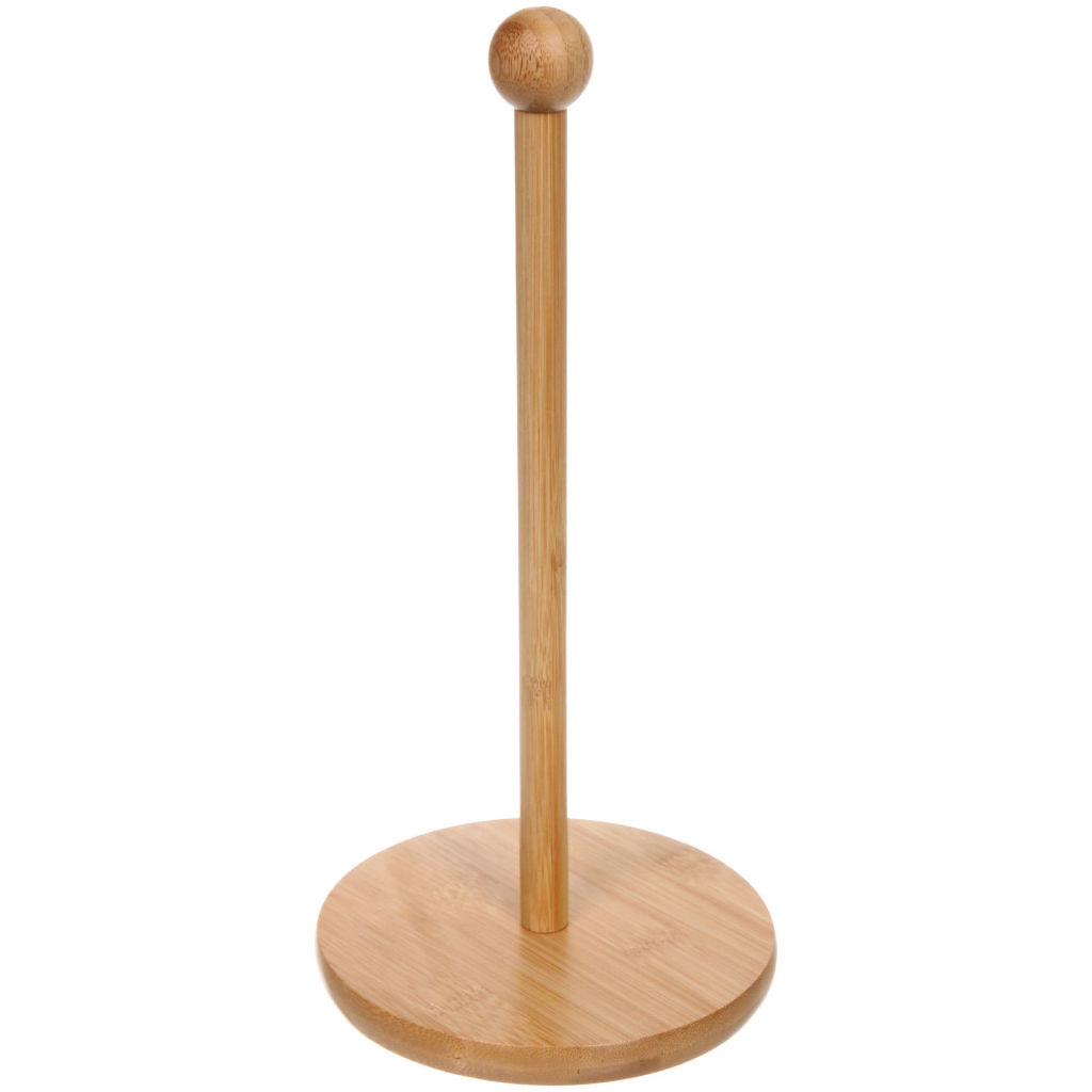 Держатель для бумажных полотенец из бамбука "SHEF" 30см, круглый