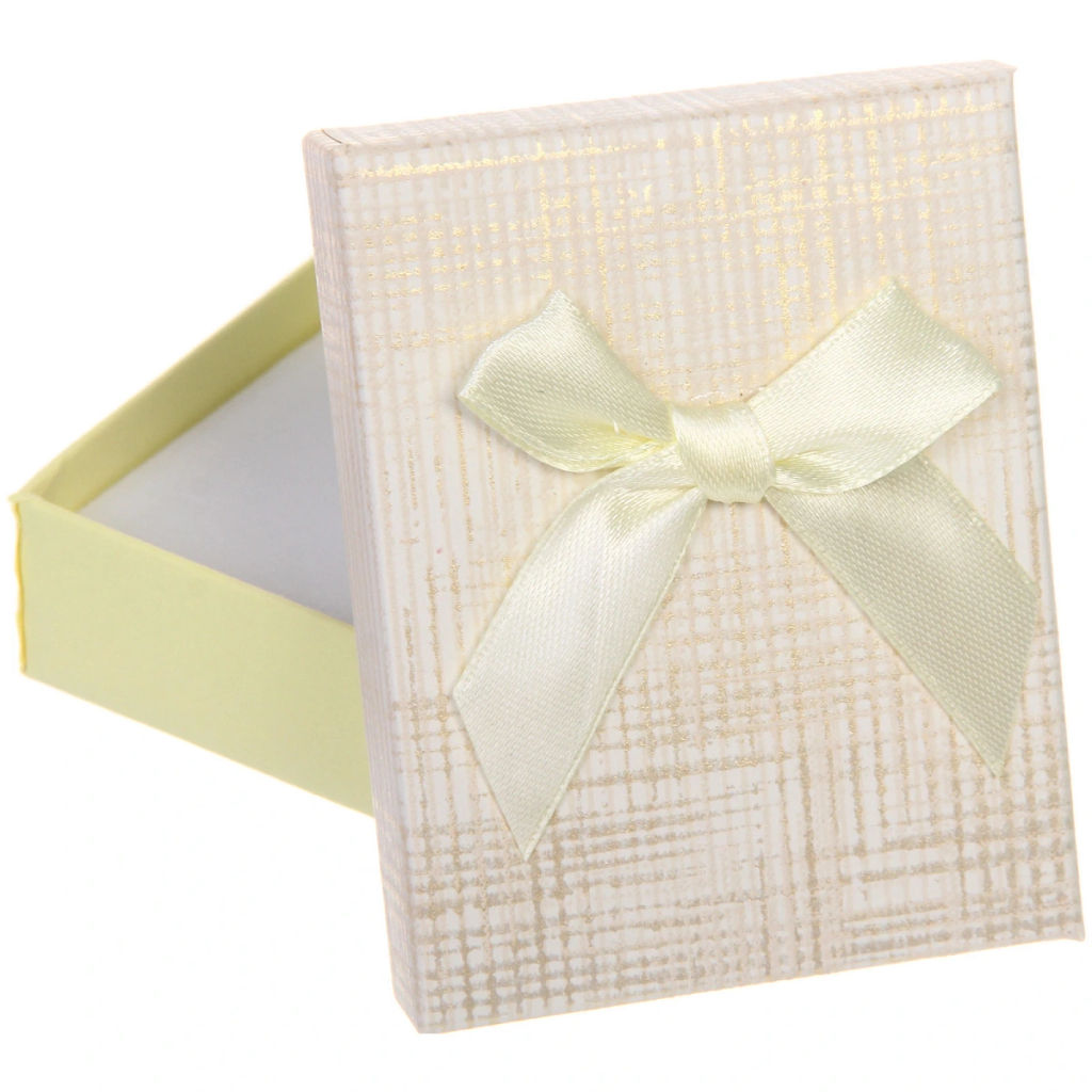 Цена за 4 шт. Коробка подарочная "With love" 9*7*3 см, Лимонный