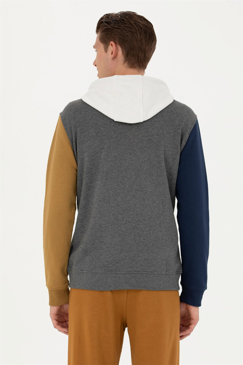 Мужской свитшот антрацитового меланжа - U.s. polo assn фото 12