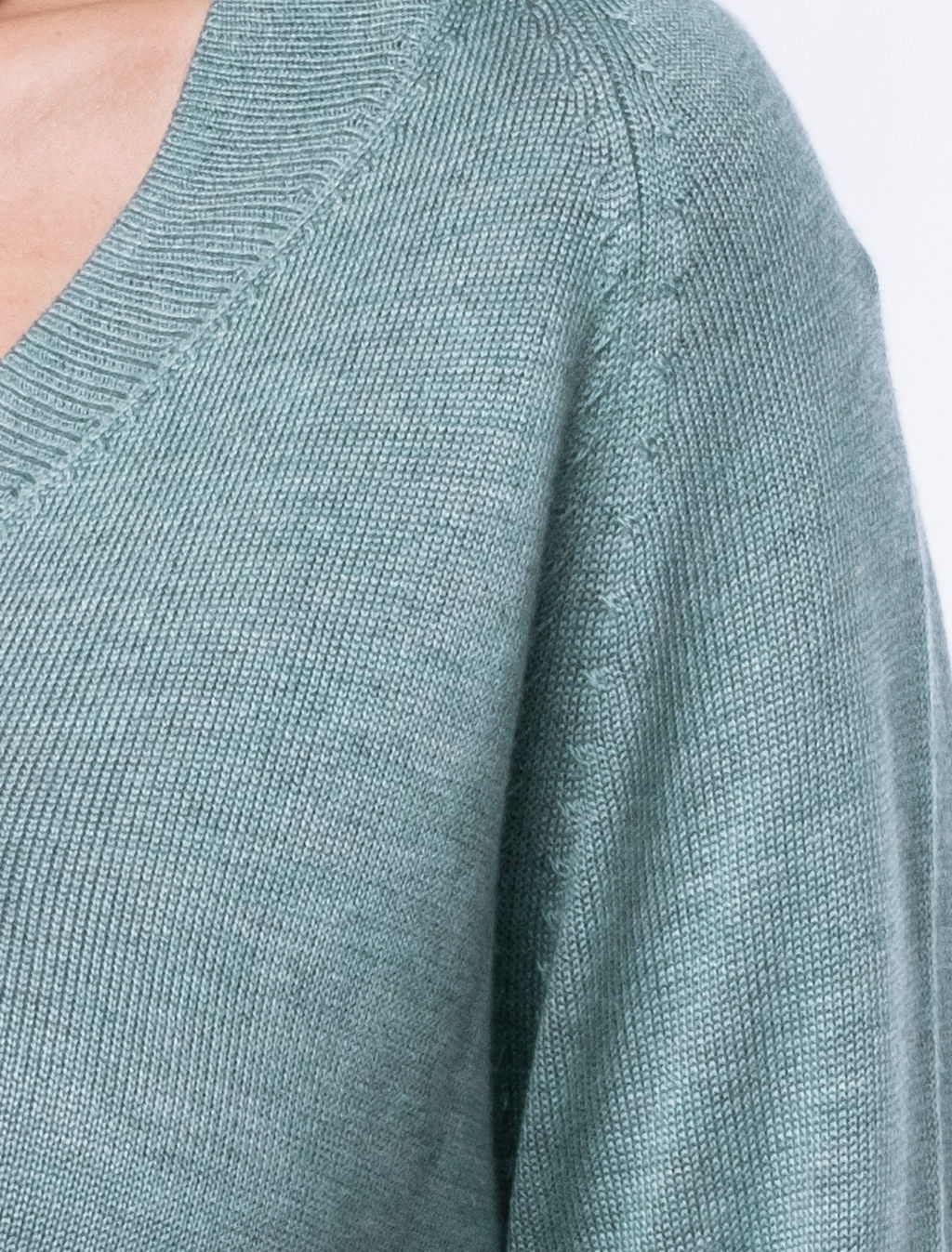 VILATTE / Джемпер тончайшей вязки из мягкой вискозы с эффектом меланж  фото 3