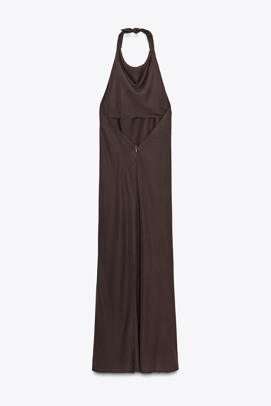 FLOWING HALTER DRESS - Zara фото 15