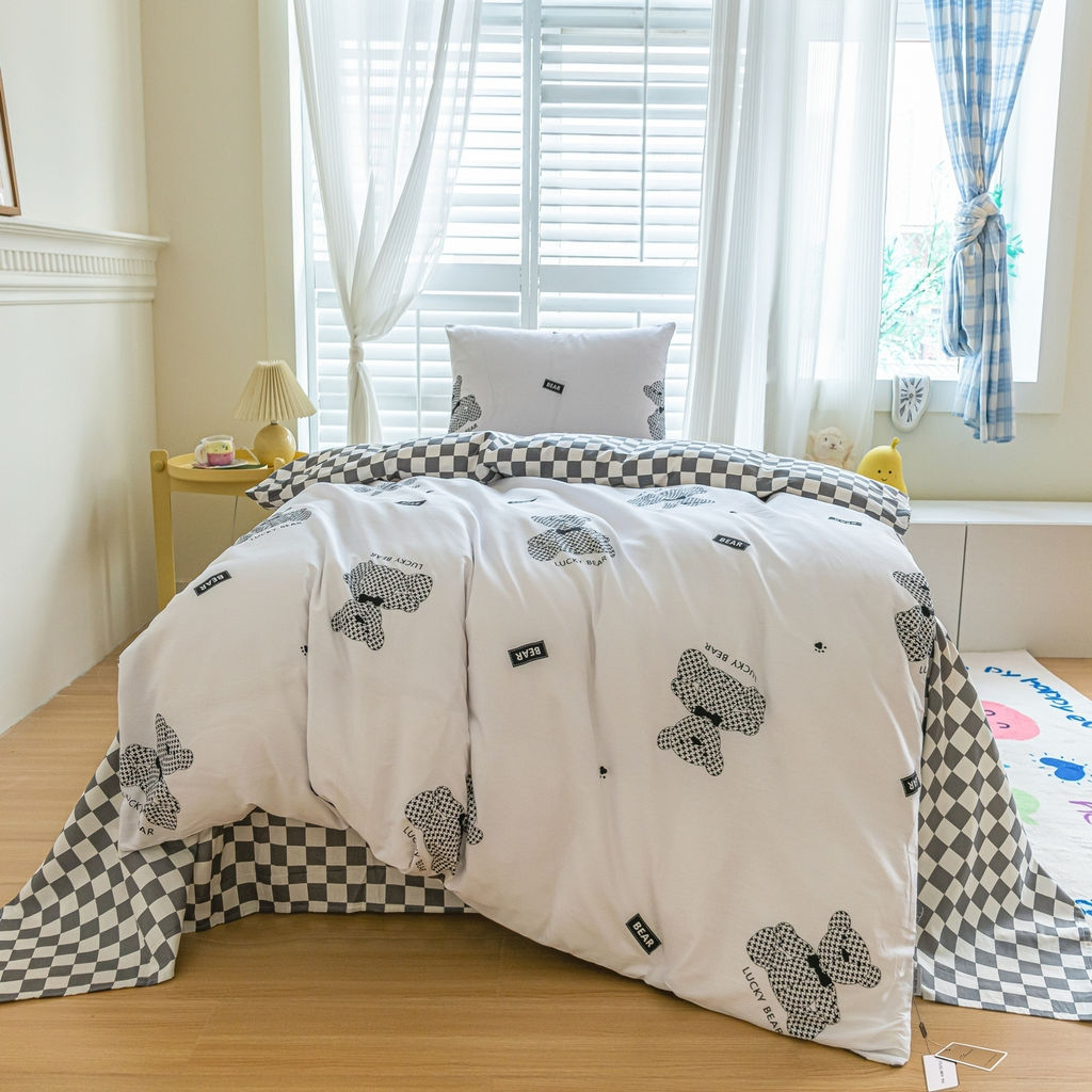 Комплект постельного белья Сатин Люкс KIDS 100% хлопок CDK063 160*230 1.5 спальный 50-70 1 шт