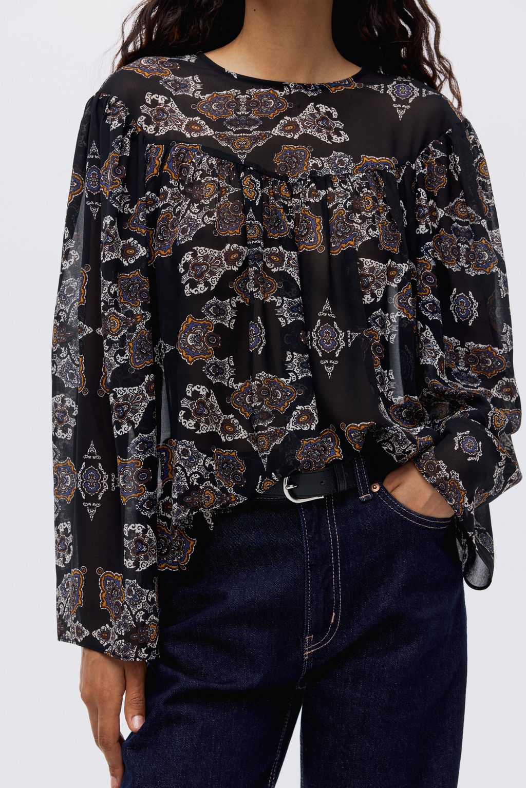 Blusa estampada - H&m фото 6