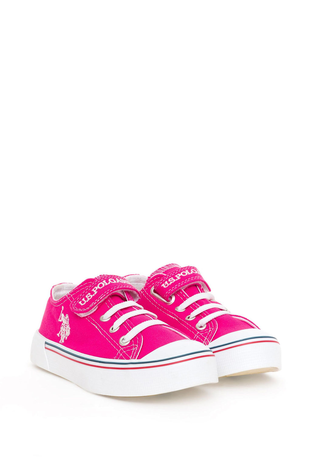 Детские кроссовки цвета фуксии - U.s. polo assn фото 6