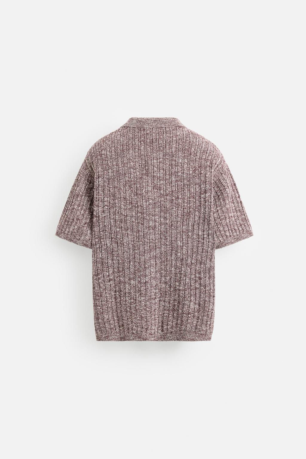 CONTRAST KNIT SHIRT - Zara фото 8
