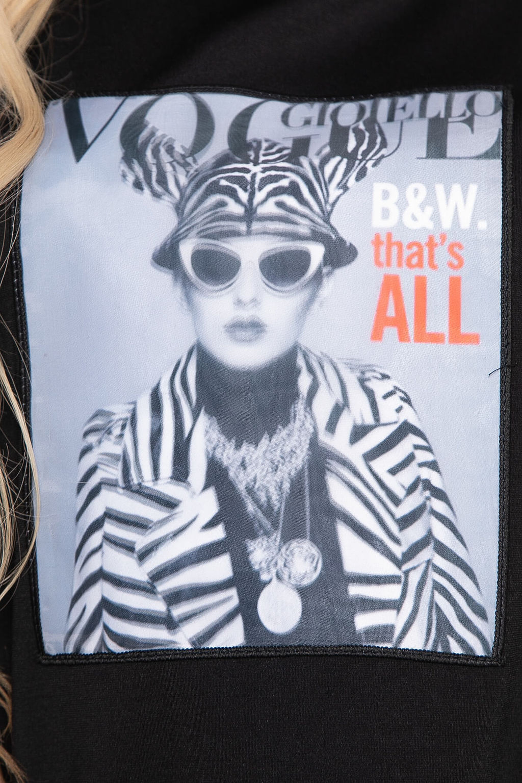 Футболка Vogue (черная) Б8522 - Lt collection фото 4