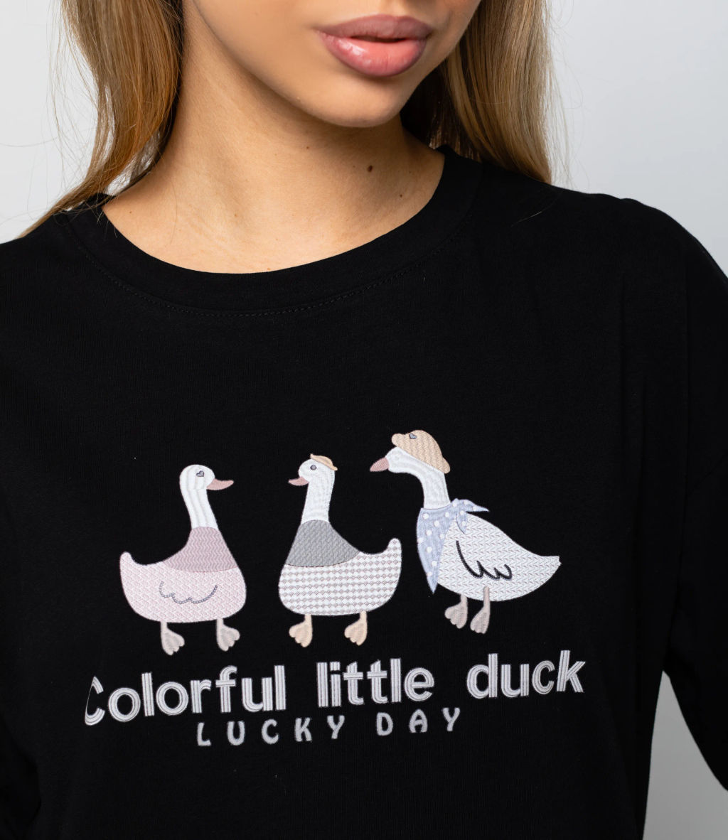 Футболка #КТ8802 (8), чёрный - Dommod фото 5