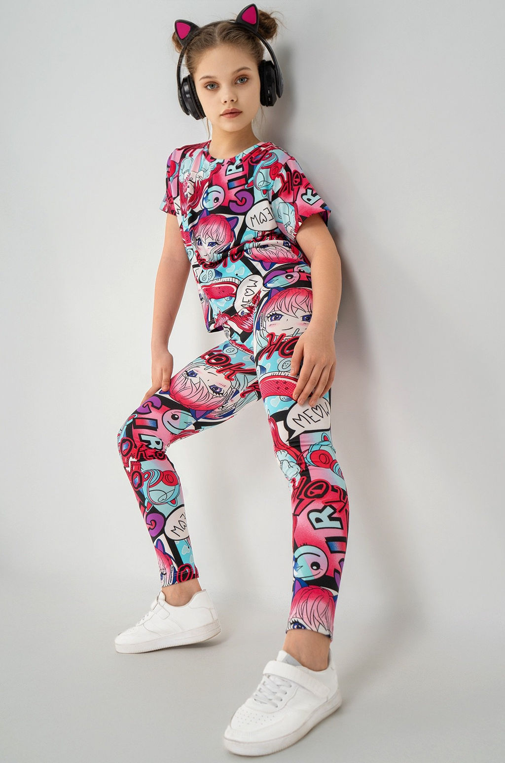 Летний костюм из бамбука для девочки Happyfox  фото 3