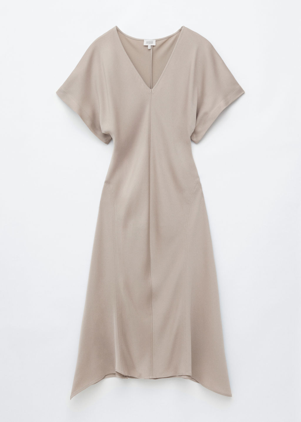 Maxivestido con escote en pico