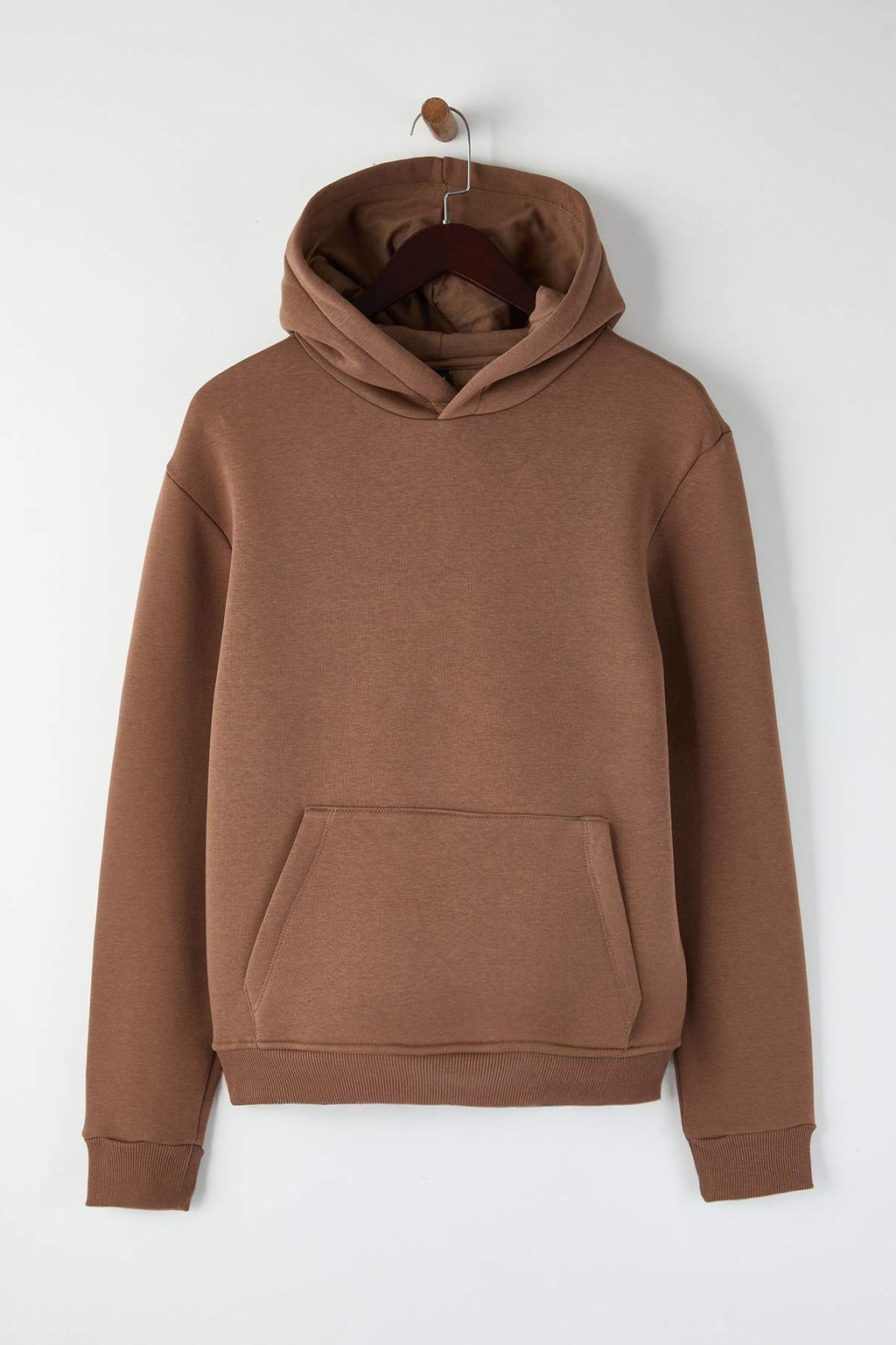 TRENDYOL MAN Vizon Basic Regular/Normal Kesim Kapusonlu Ici Polarl? Kanguru Cepli Sweatshirt TMNAW20SW0163 - Trendyolmilla фото 40