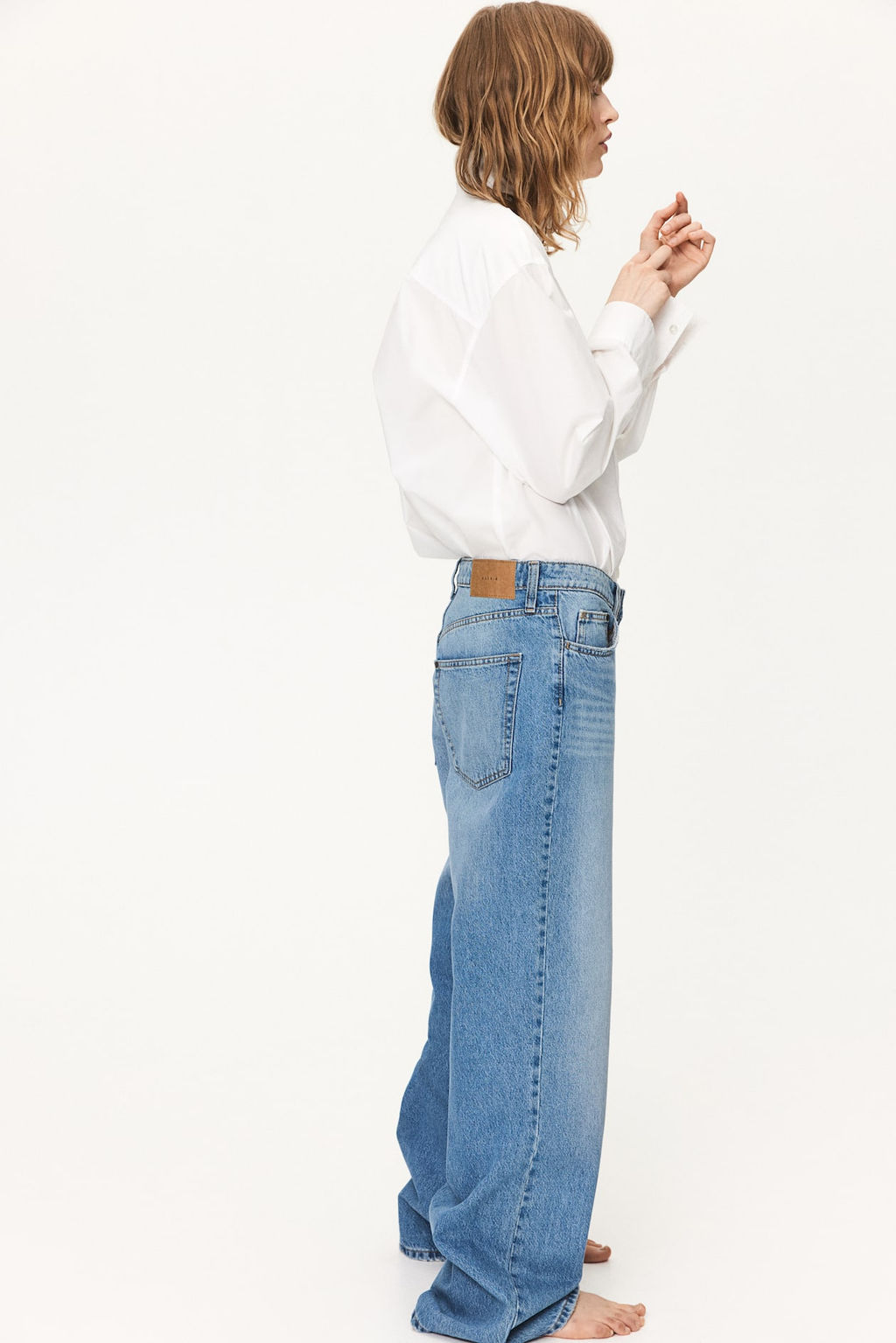 Wide Ultra High Jeans - H&m фото 6