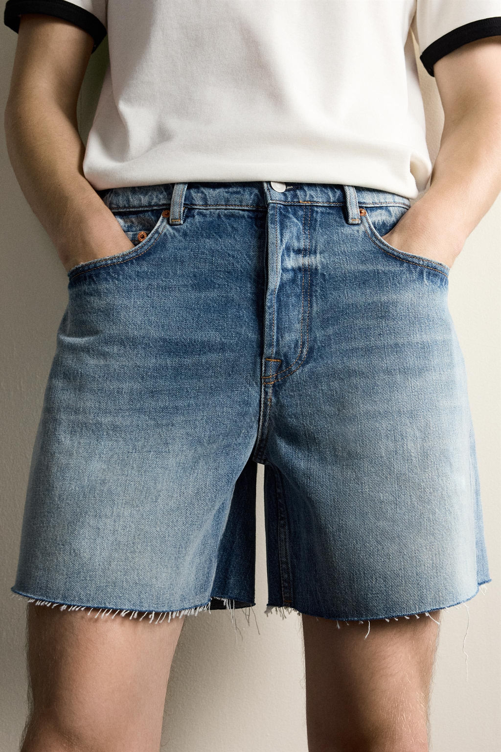 SHORTS DENIM / Azul claro - Zara фото 4