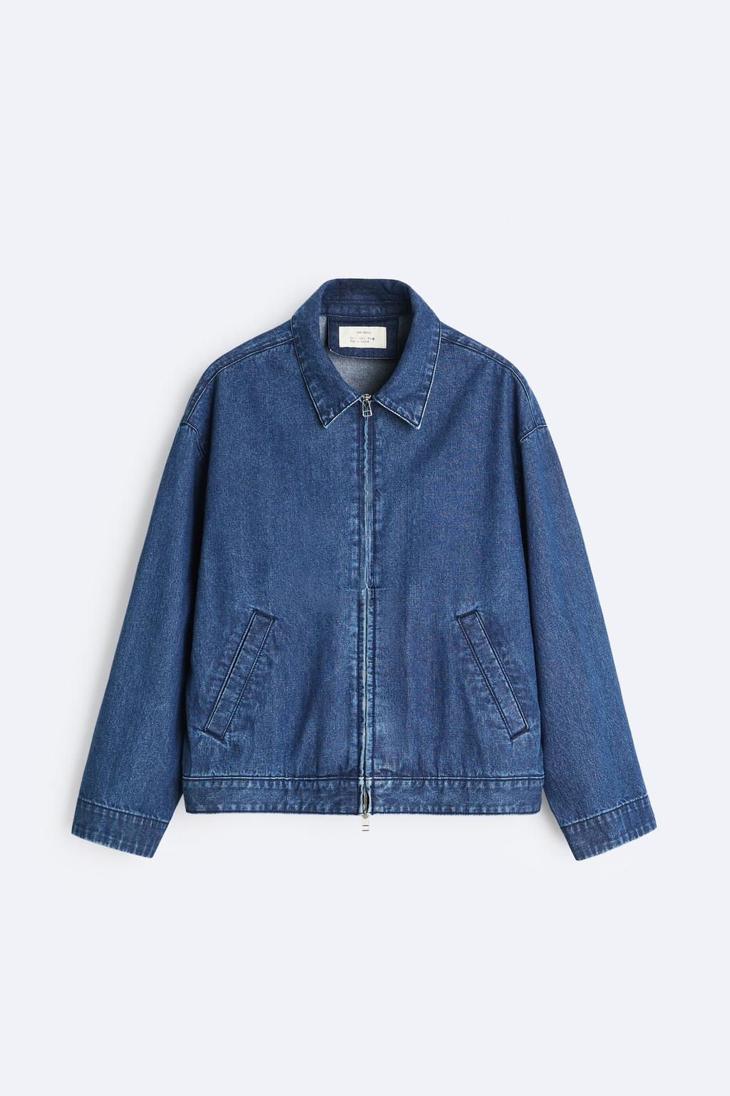 DENIM JACKET WITH ZIP - Zara фото 6