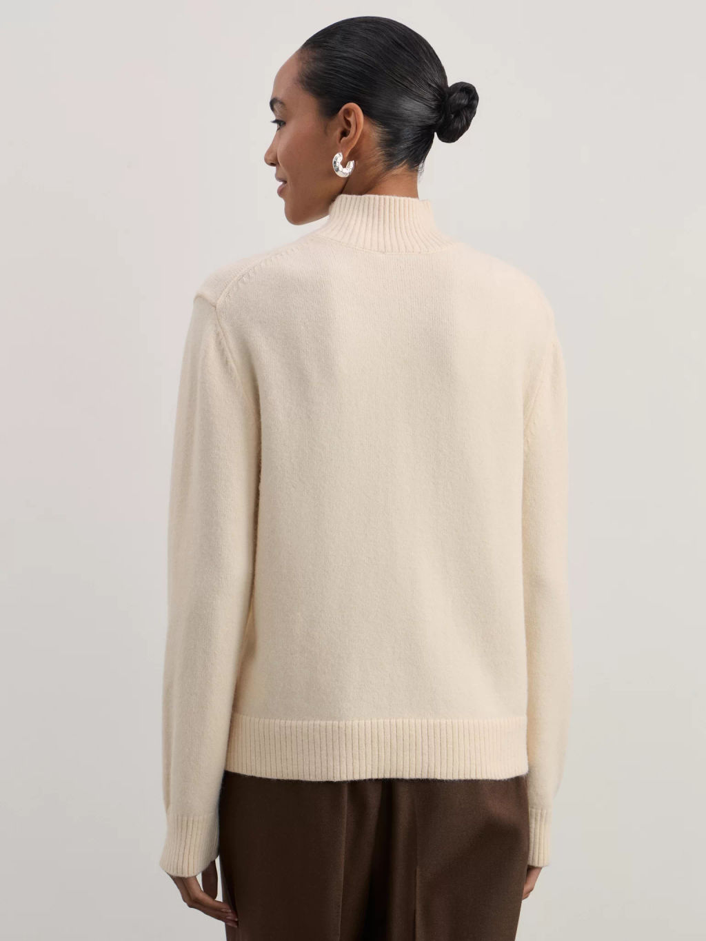 Джемпер с воротником стойкой / Zarina  фото 5