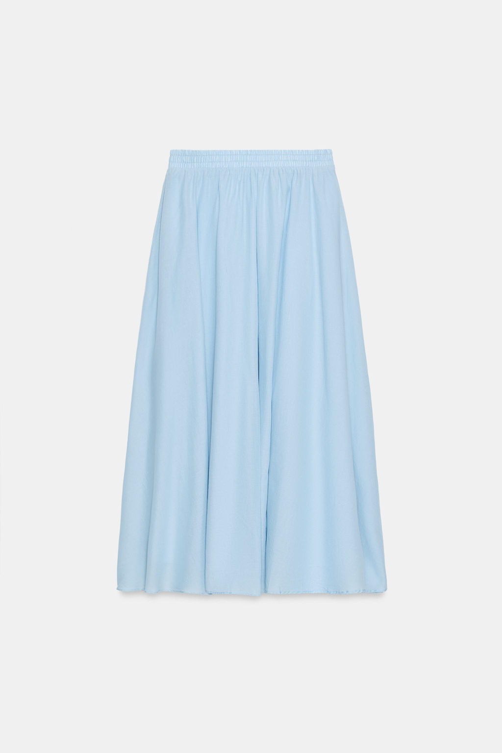FALDA MIDI CAPA / Azul pastel - Zara фото 7