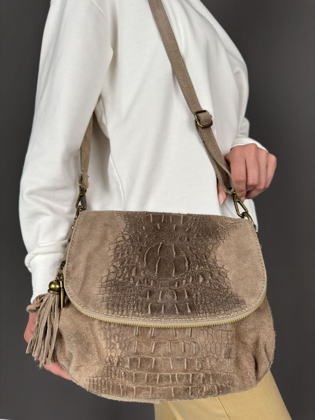 Сумка женская из телячьей кожи