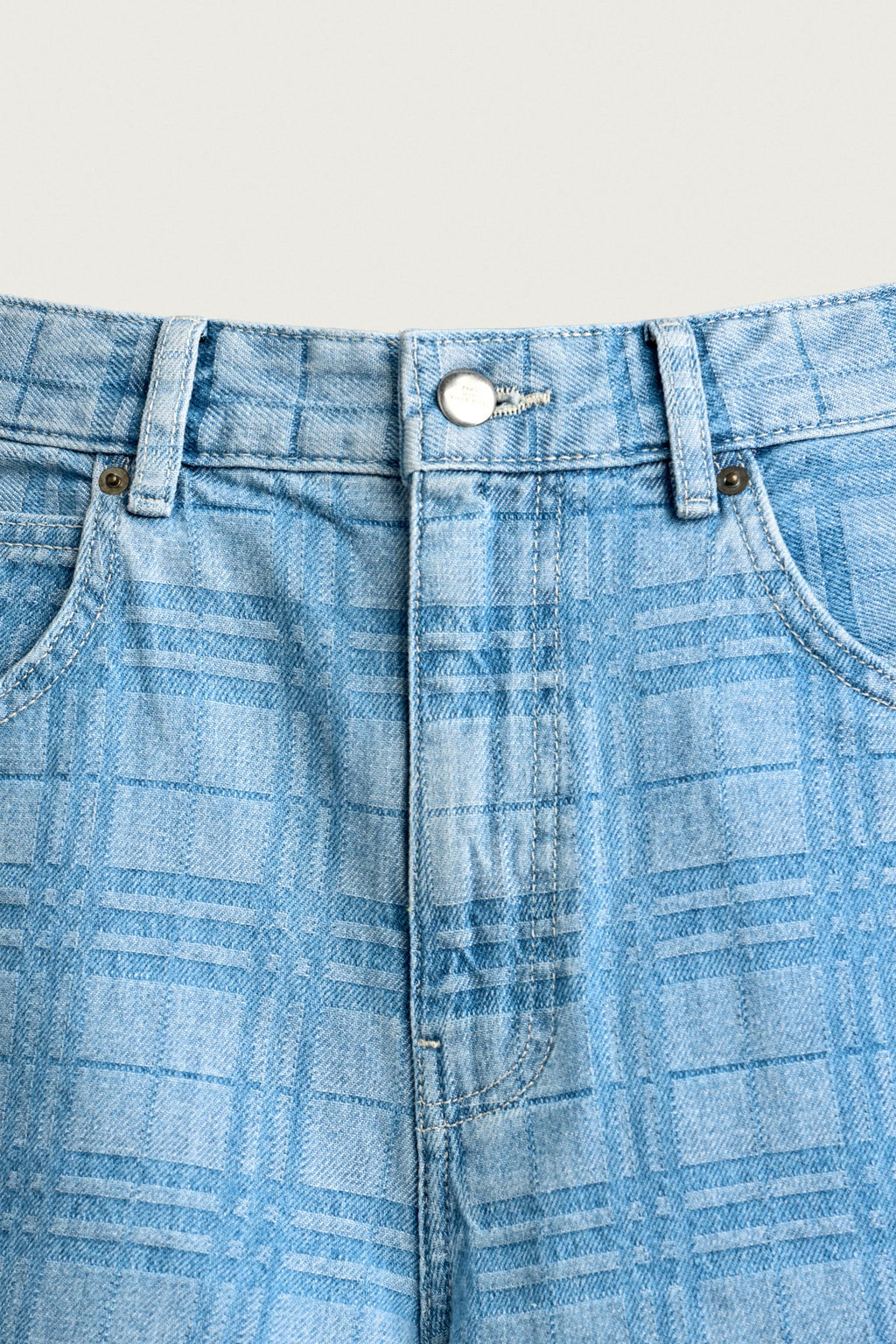 JORTS DENIM LAVADO ESTAMPADO / Azul claro - Zara фото 10