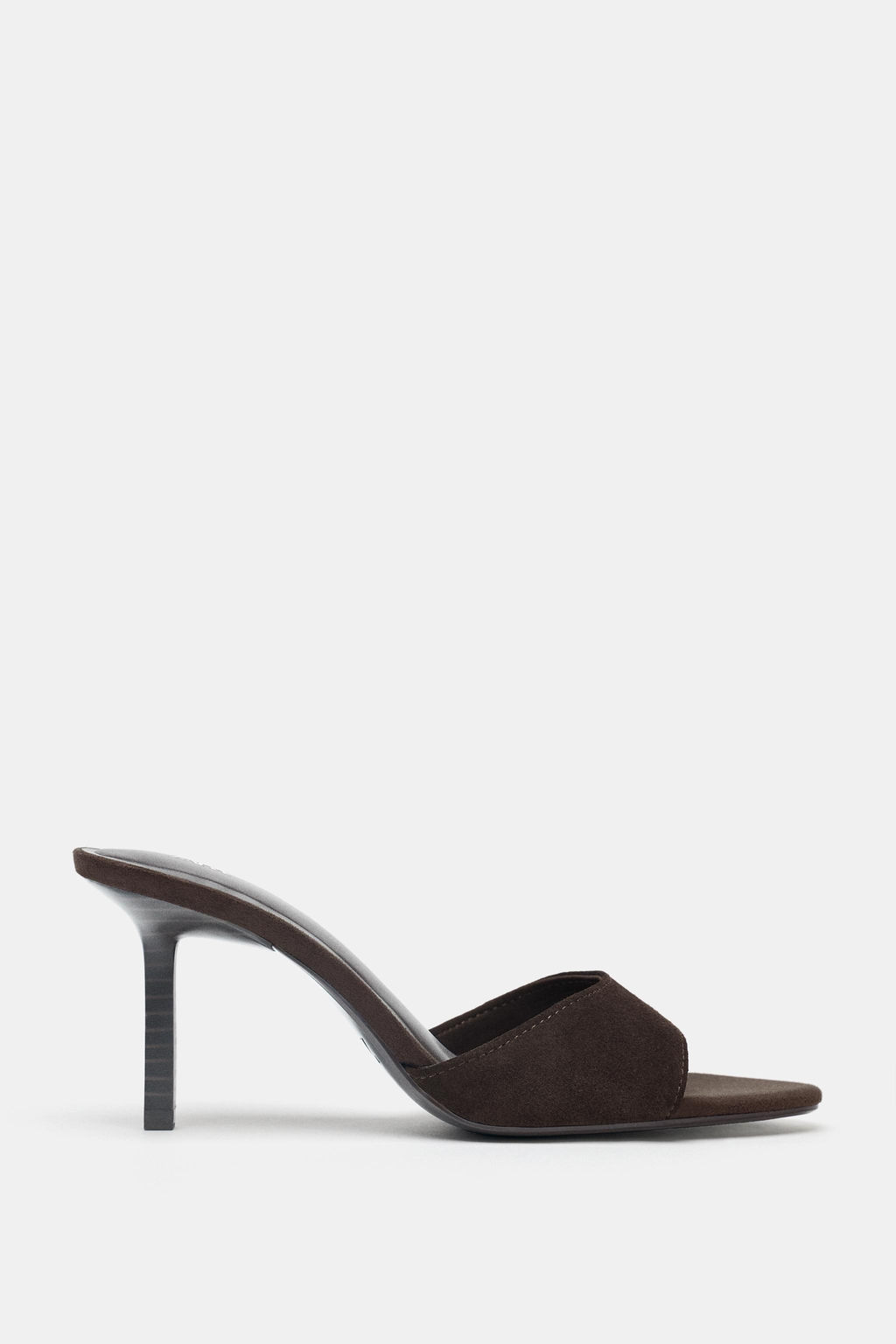 SPLIT SUEDE HIGH-HEEL SANDALS - Zara фото 8