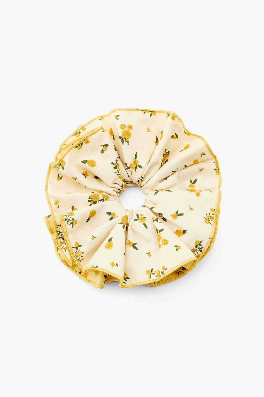 CONTRAST FLORAL MAXI SCRUNCHIE - Zara фото 10