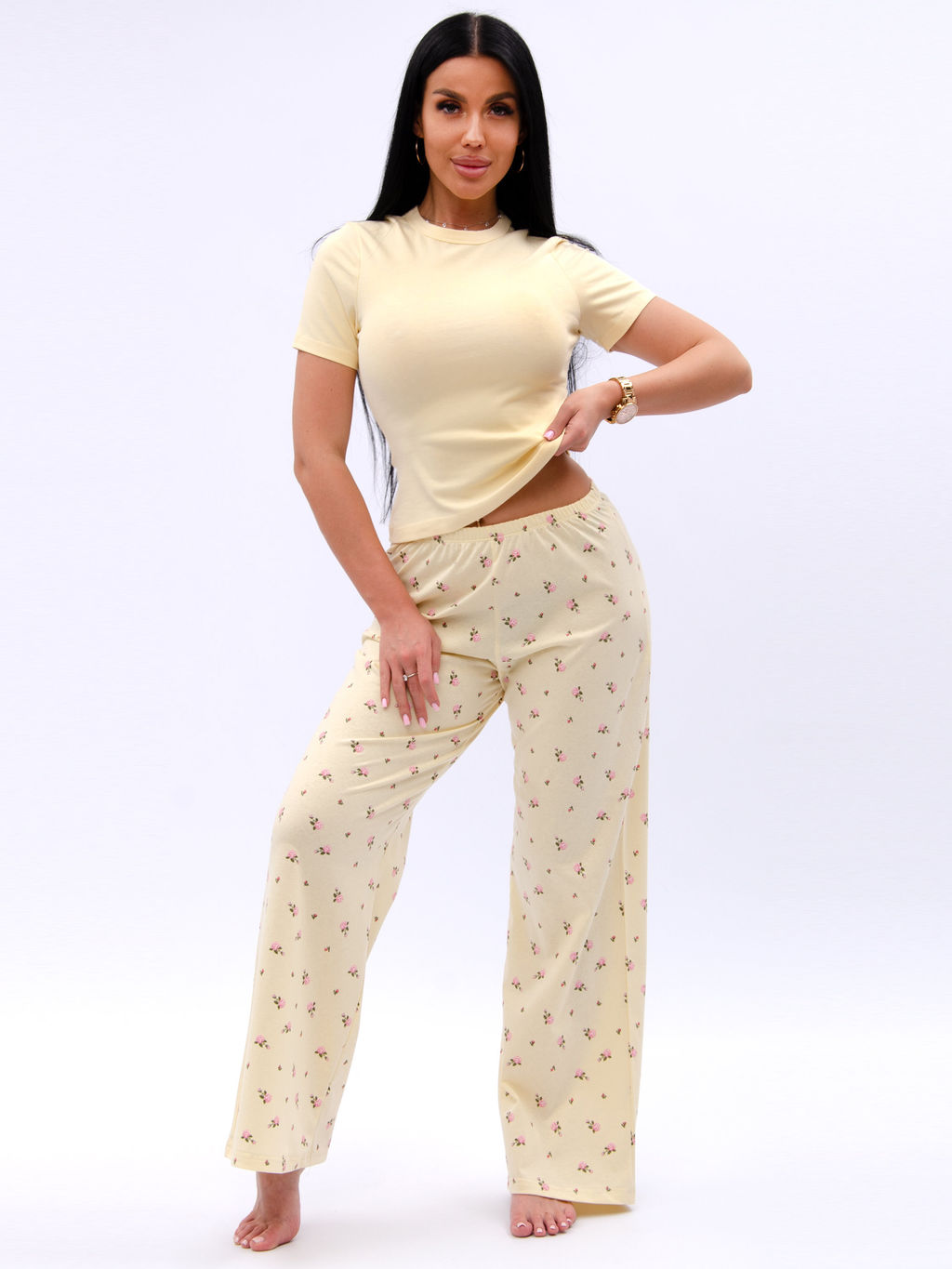 Пижама Брунелла, трикотаж - Малина фото 18