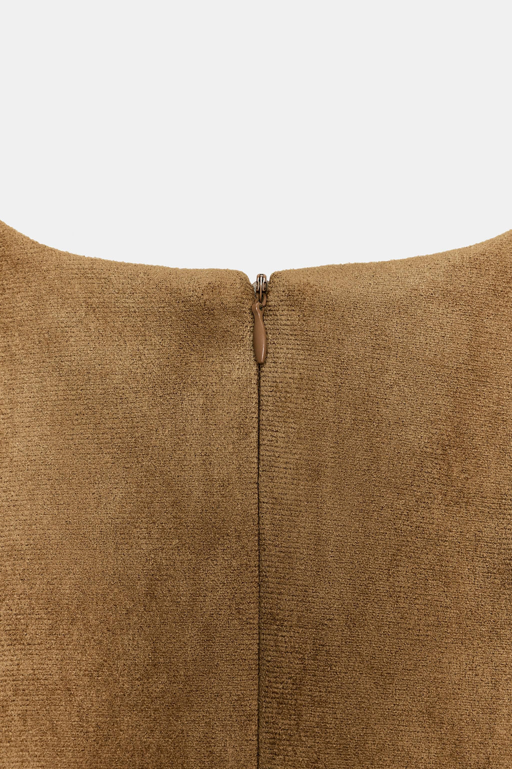 TOP EFECTO ANTE / Camel medio - Zara фото 8