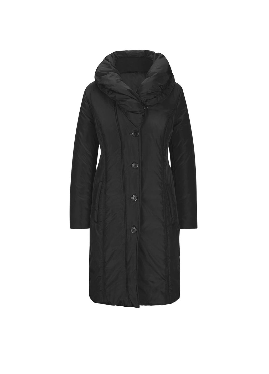 Пальто стеганое, черное - Heine фото 2