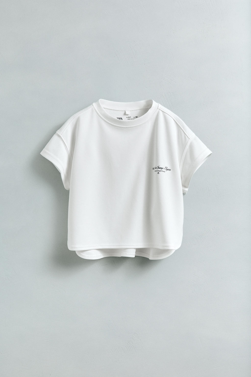 FLOWING SLOGAN T-SHIRT - Zara фото 6