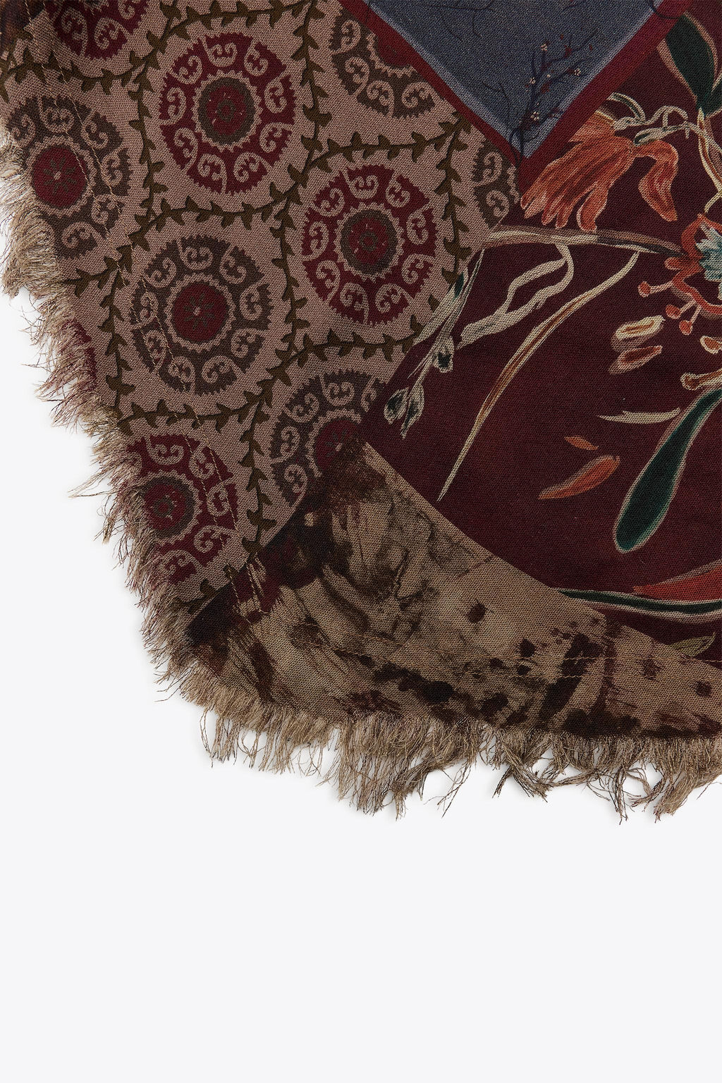 FRINGED PRINTED BANDANA - Zara фото 5