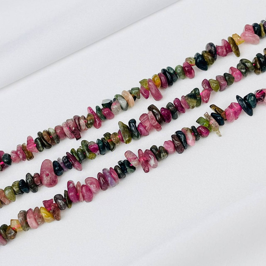 Бусины для украшений из Турмалина крошка 40 см