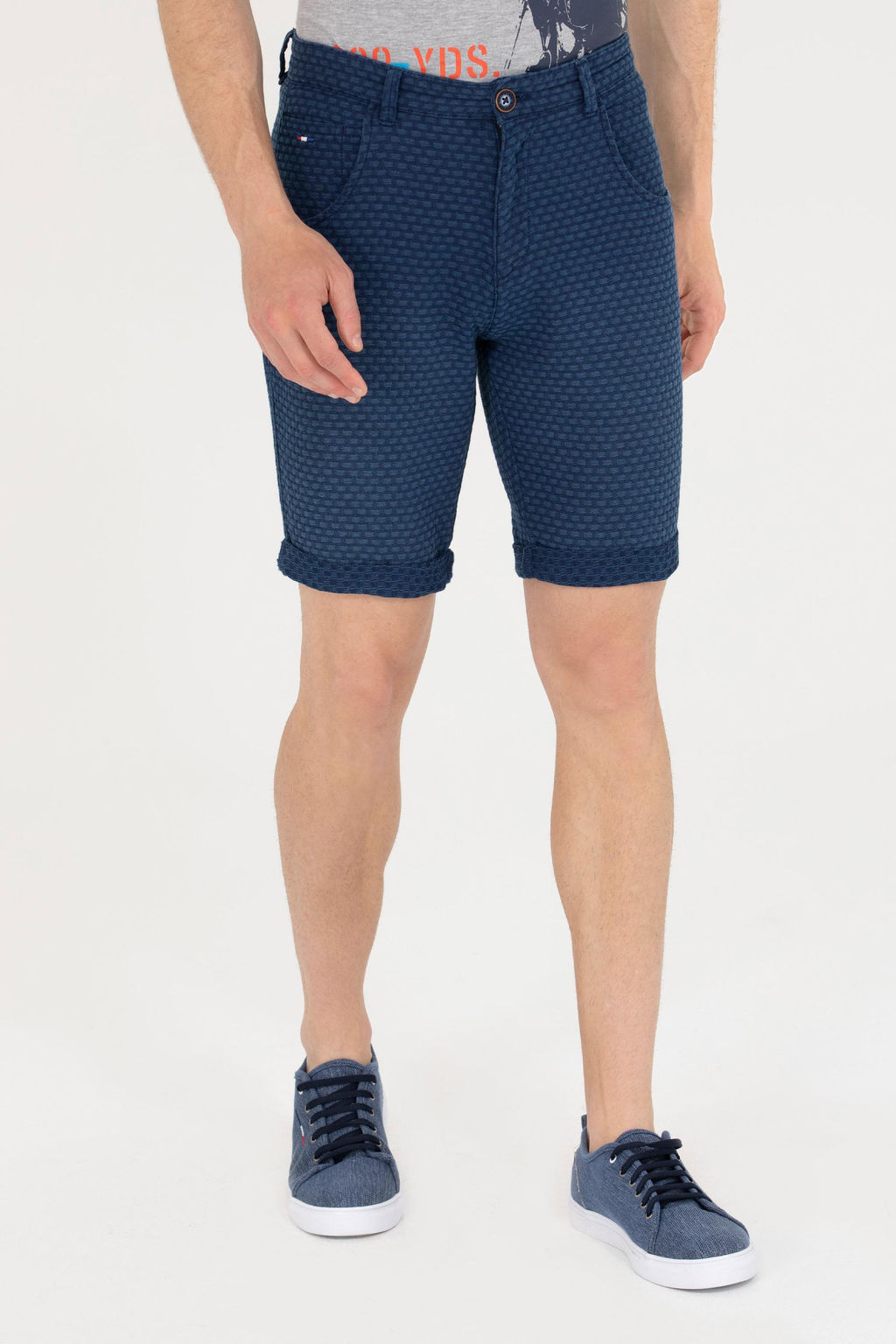 U. S. Polo Assn Мужские синие джинсовые шорты - U.s. polo assn фото 2