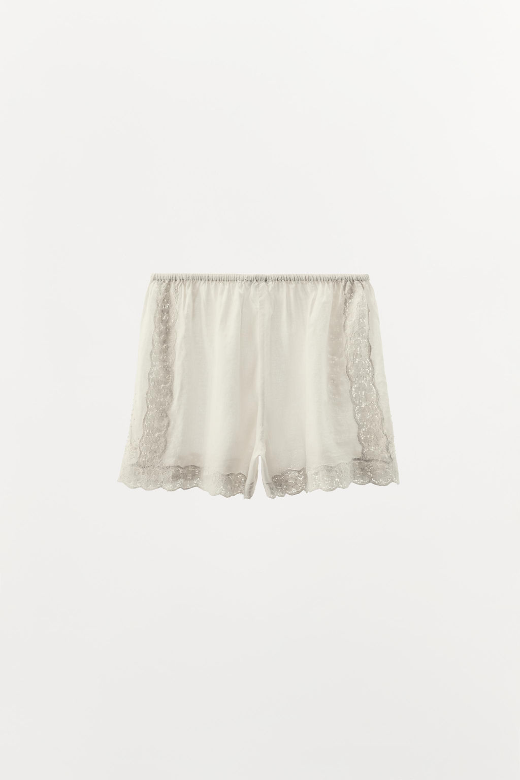 EMBROIDERED BEADED SHORTS - Zara фото 5