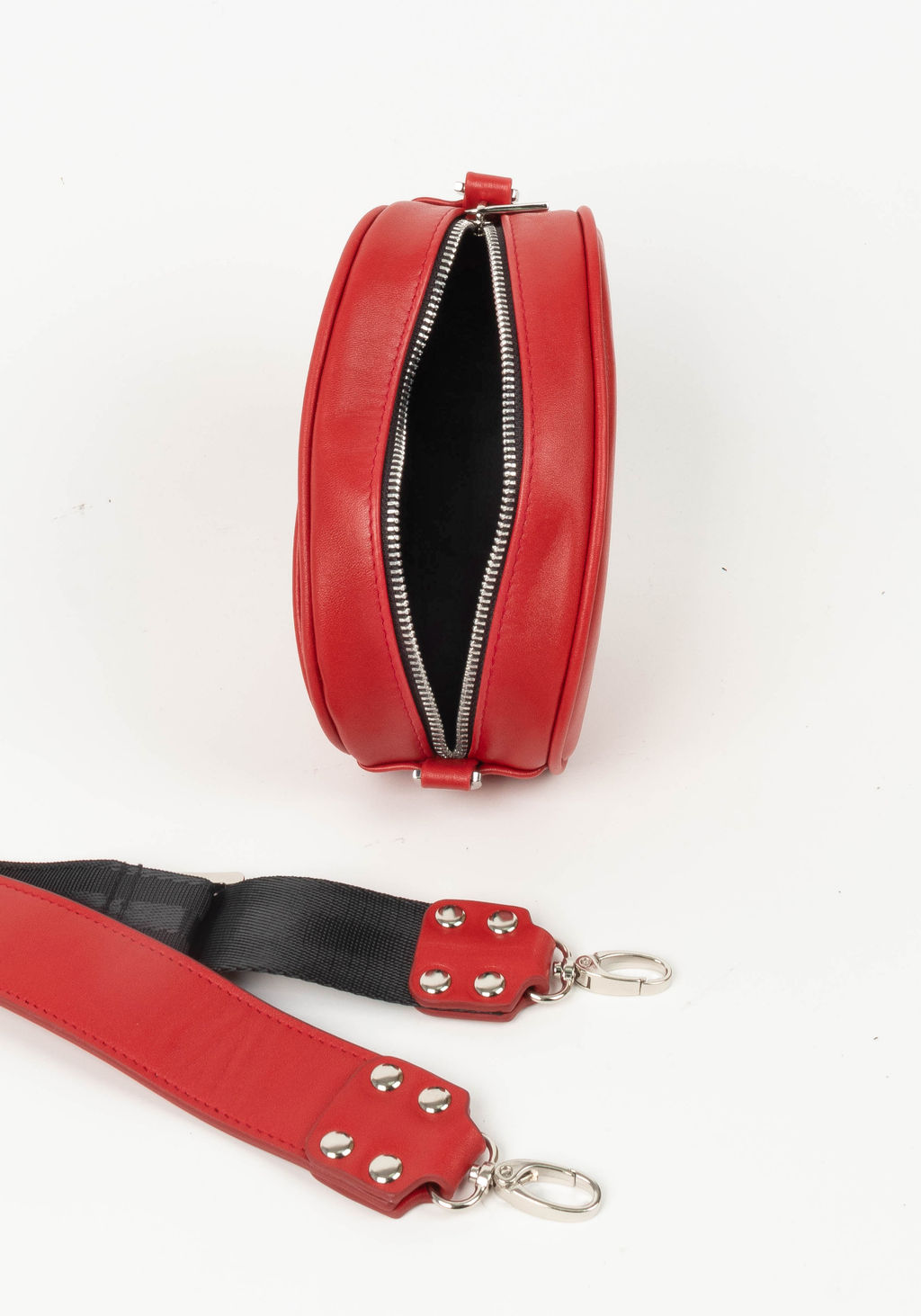 L-Craft Маленькая круглая сумка из кожи №L198