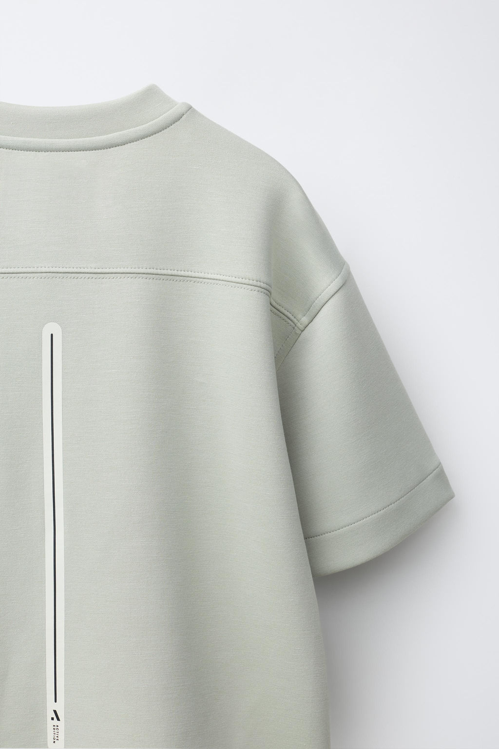 CAMISETA TEXTO SPORTY / Menta claro - Zara фото 4
